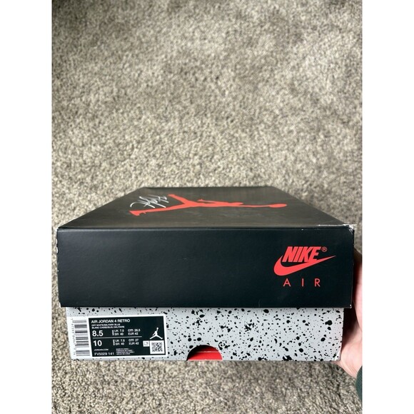 Nike Air Jordan 4 Retro 2024 Military Blue Size 8.5 Men's BOX ONLY REPLACEMENT - Picture 1 of 9